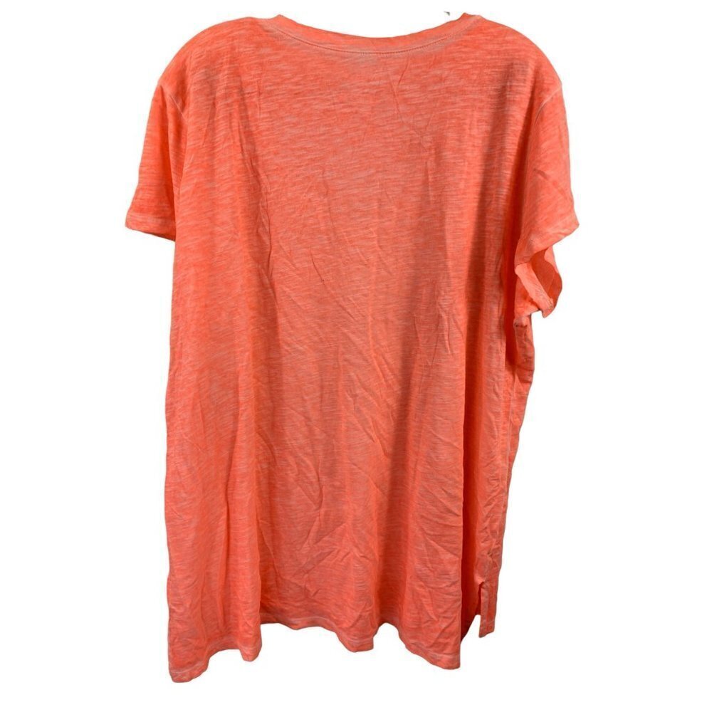 Boutique Women's Lightweight Vacation Coral Luna Shirt - Picture 2 of 4